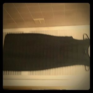 Amazing charcoal knee length dress